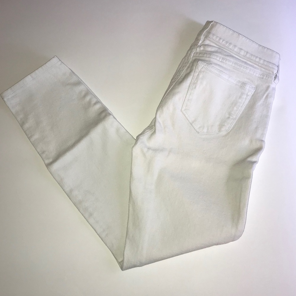 J. Crew white skinny jean